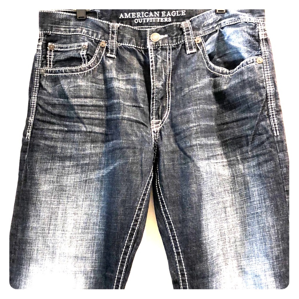 American Eagle Original Boot Jeans 34x30 EUC!!